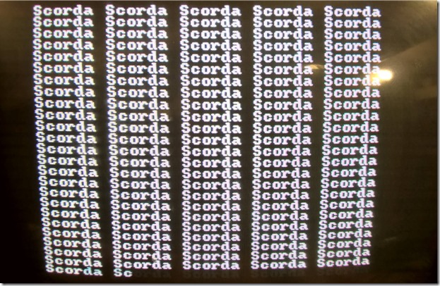 Amstrad CPC 464-output